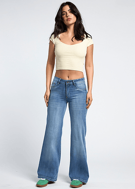 Jeans Pant Tiro Medio 1918