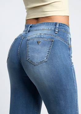 Jeans Pant Tiro Medio 1918