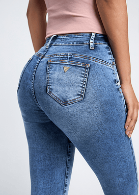 Jeans Tiro Alto Pitillo 2096