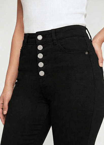 Jeans Tiro Alto Pitillo 2138