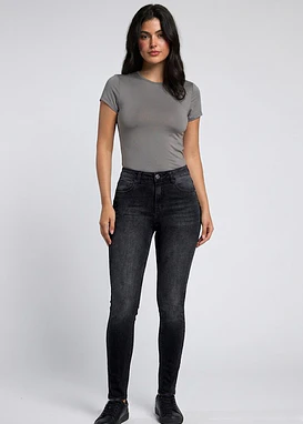 Jeans Tiro Alto Pitillo 2142