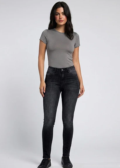 Jeans Tiro Alto Pitillo 2142