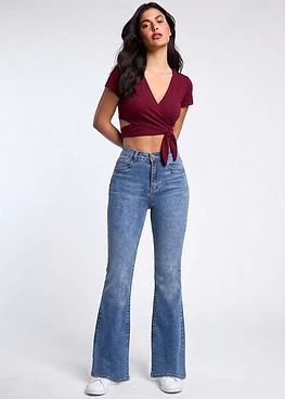 Jeans Mujer Flare 2129