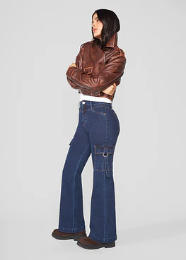 Jeans Mujer Pants Cargo 2121