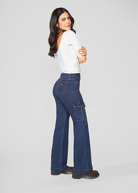 Jeans Mujer Pants Cargo 2121