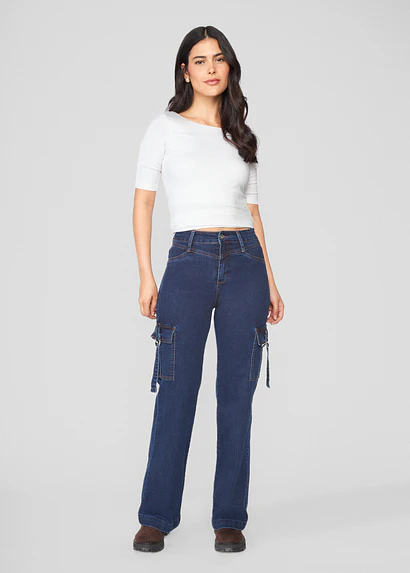 Jeans Mujer Pants Cargo 2121