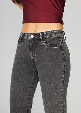 Jeans Mujer Pants Tiro Medio 1921