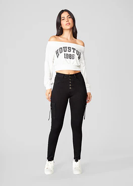 Jeans Mujer High Waist Pitillo 2110