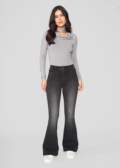 Jeans Mujer Flare 2136
