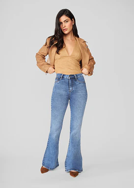 Jeans Mujer Flare 2129