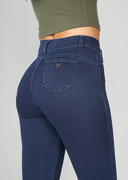 Jeans Mujer Tiro Alto Pitillo 1114