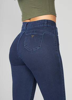 Jeans Mujer Tiro Alto Pitillo 1114