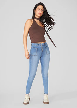 Jeans Mujer High Waist 1821