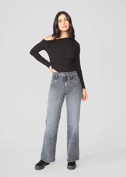 Jeans Mujer Pants con Tachas 1837