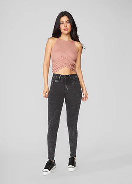 Jeans Mujer Tiro Alto Pitillo 2066
