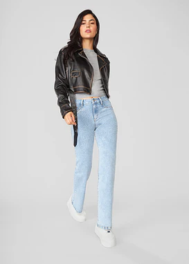 Jeans Mujer Pants Strass 2099