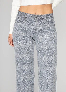 Jeans Mujer Pants Tiro Medio 1919