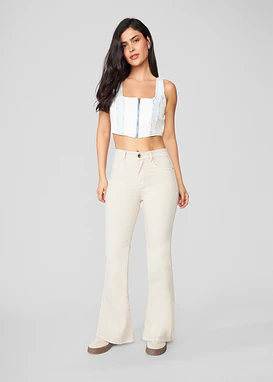Jeans Mujer Flare 2159
