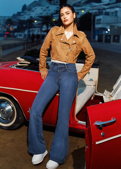 Jeans Mujer Flare Iconic Fit 2154