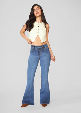 Jeans Mujer Flare Iconic Fit 2154