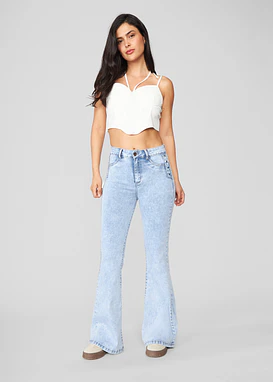 Jeans Mujer Flare Malibu 2152