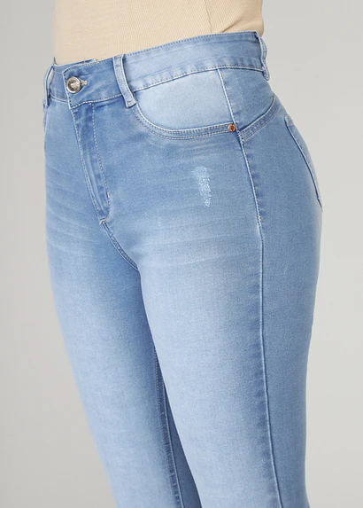 Jeans Mujer Tiro Alto Pitillo 2178