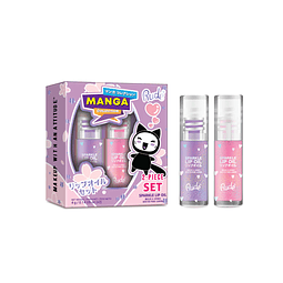 Set de Aceite Para Labios Sparkle Lip Oil Duo Strawberry (Producto Por Pedido) Manga Collection