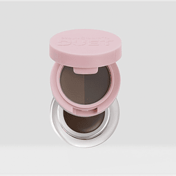 Duet Brow Powder + Pomade Medium Brown - Sombra de Cejas y Pomada (Producto Por Pedido)