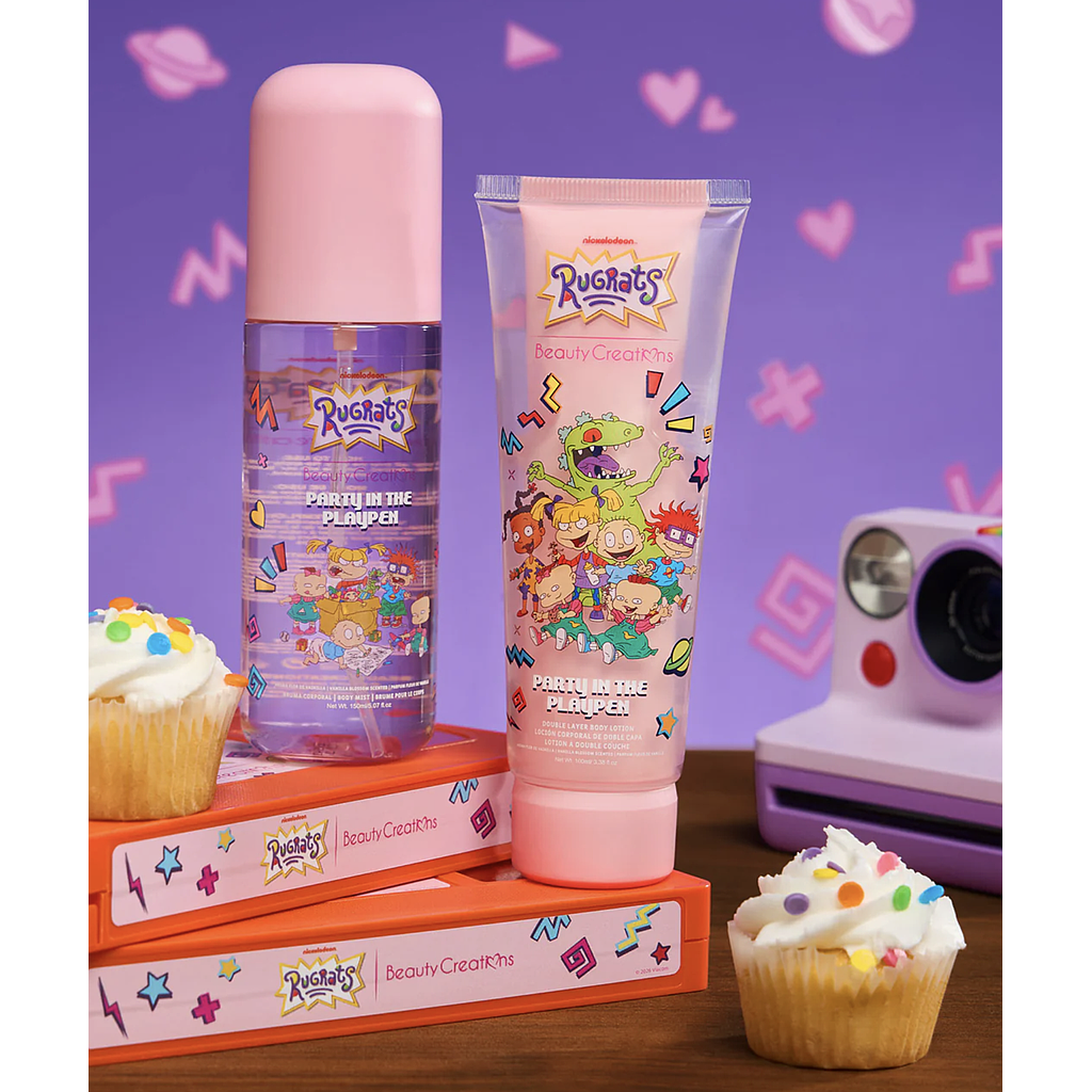 Beauty Creations x Rugrats - Party In The Playpen Set Crema & Body Mist (Producto Por Pedido)