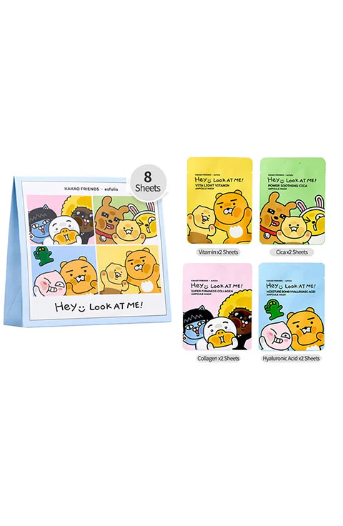 Hey Look At Me Set Mascarillas Faciales de Tela (Producto Por Pedido)