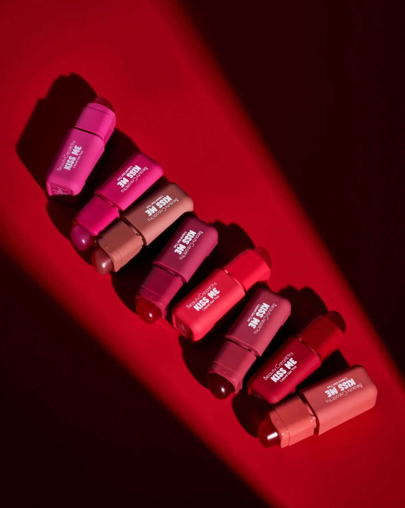 12 Tintas Kiss me Lip Tint Gel (Producto Por Pedido)
