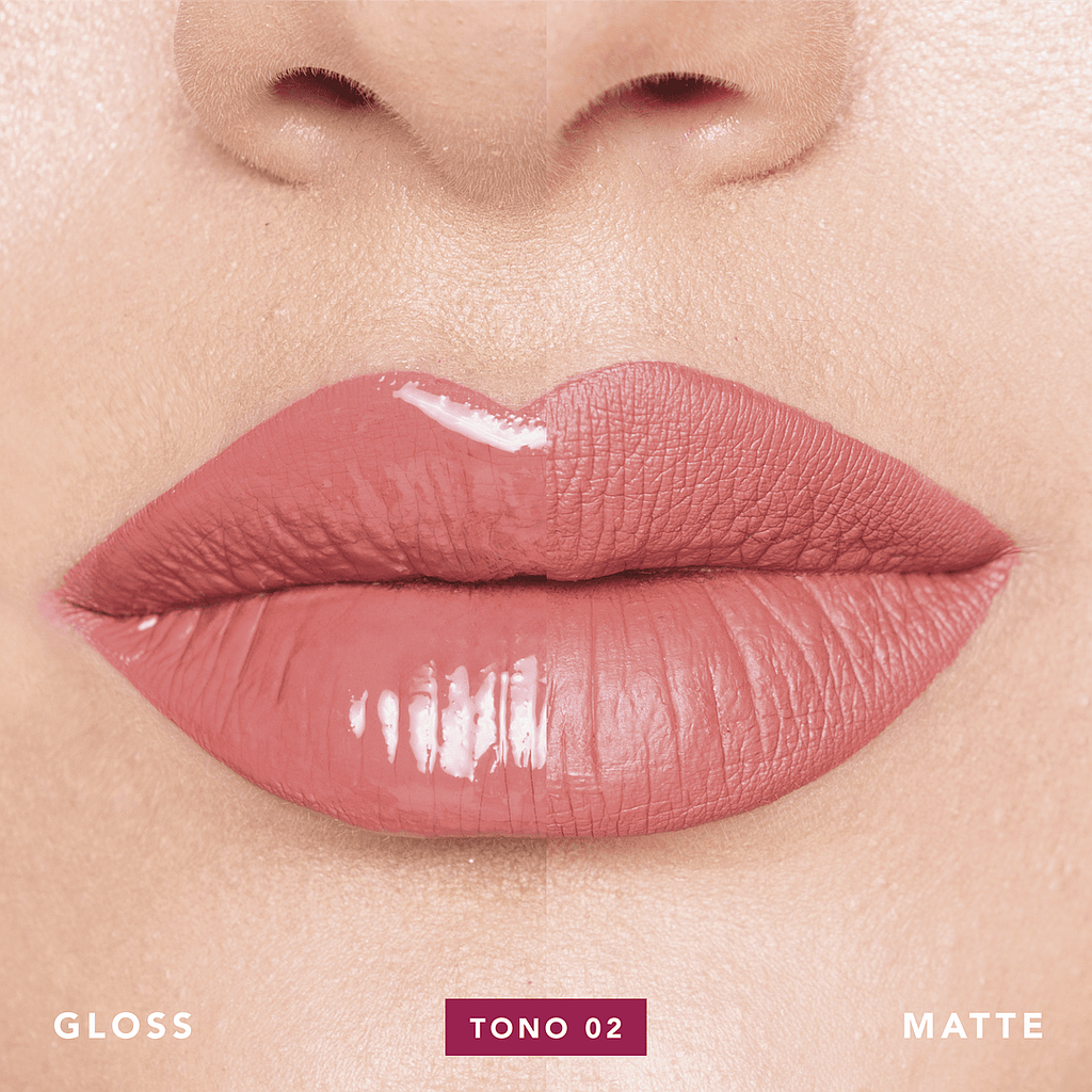 Labial Duo Kiss Tono 2 (Producto Por Pedido)