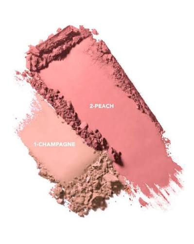 Rubor Compacto Dual Cheeks Champagne Peach (Producto Por Pedido)