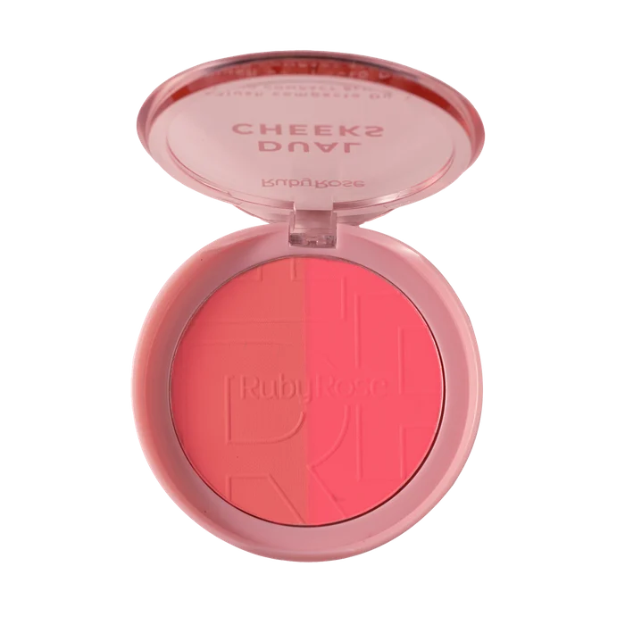 Rubor Compacto Dual Cheeks Champagne Peach (Producto Por Pedido)