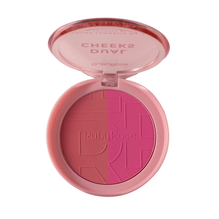 Rubor Compacto Dual Cheeks Peachy Fuchsia (Producto Por Pedido)