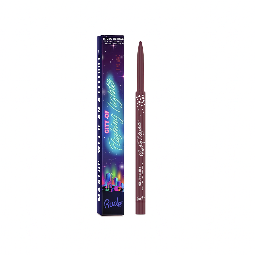 Delineador de Ojos Retractil Tono Vino (Producto Por Pedido) City of Flashing Lights Micro Retractable Liner