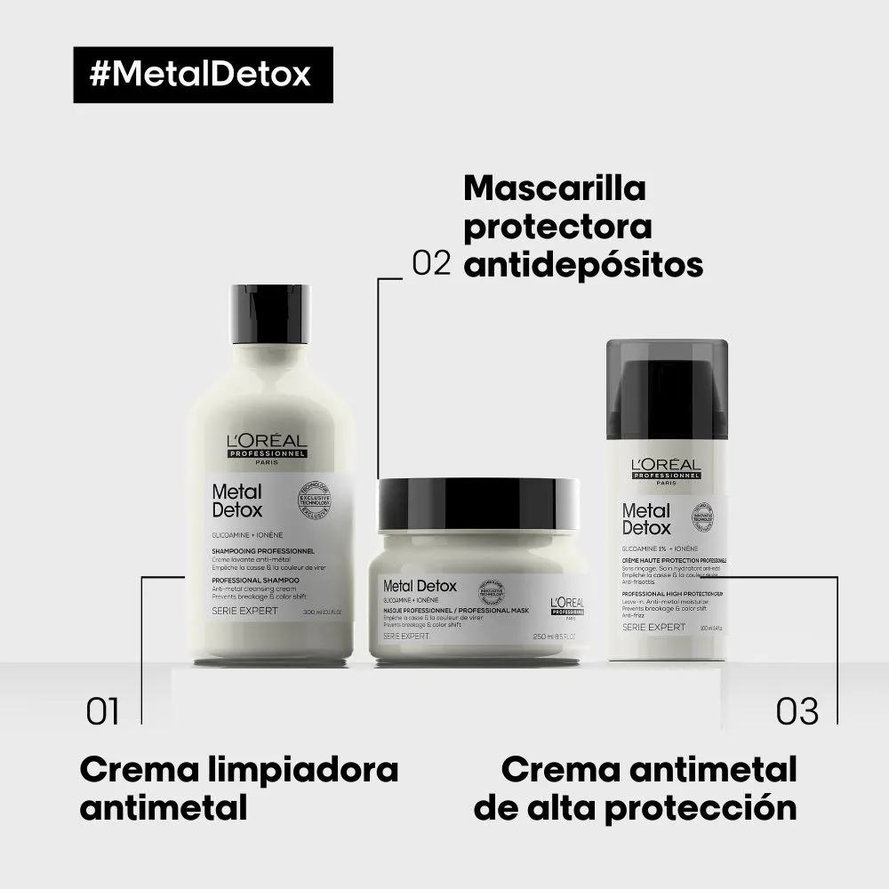 L'Oréal Professionnel Série Expert Metal Detox High Protection Leave-In Cream 100ml 8