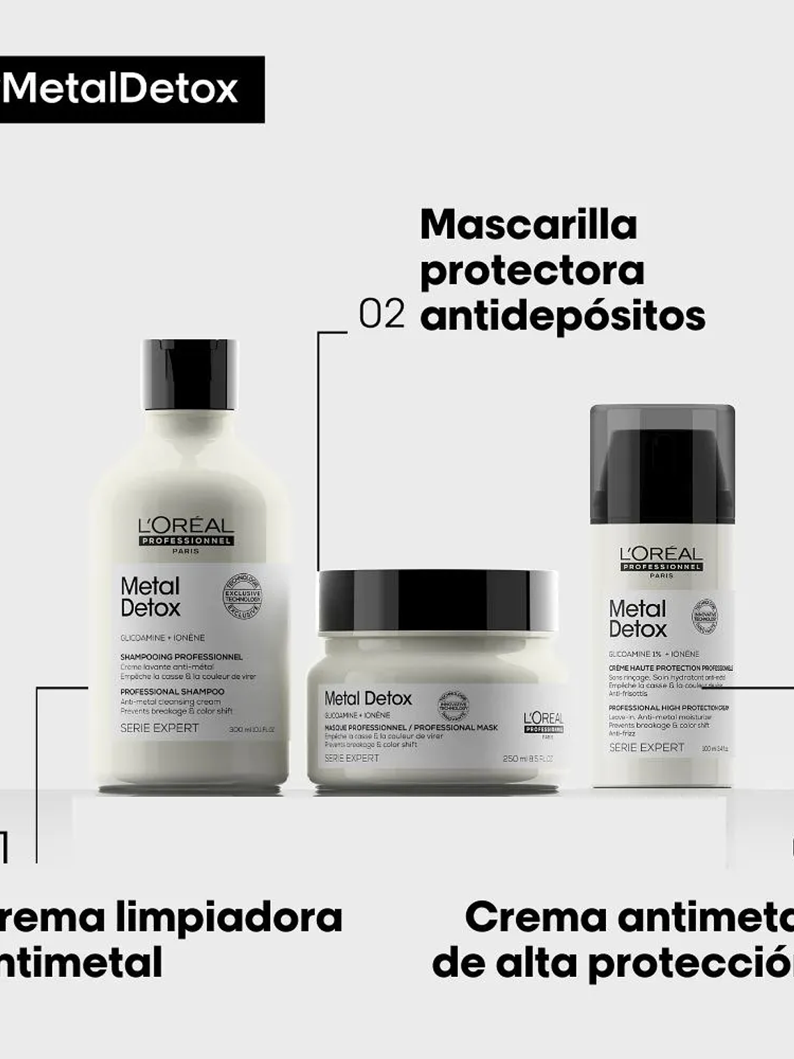 L'Oréal Professionnel Série Expert Metal Detox High Protection Leave-In Cream 100ml 8