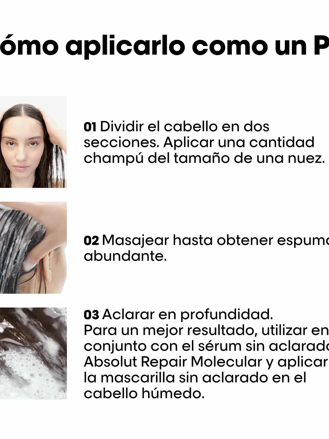 L'Oréal Professionnel Série Expert Absolut Repair Molecular Shampoo 300ml 8