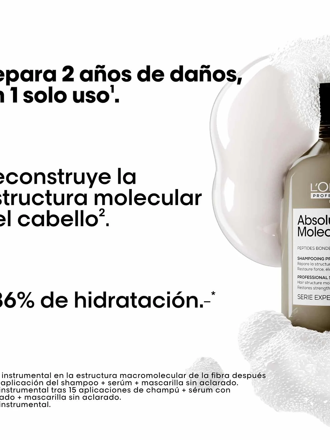 L'Oréal Professionnel Série Expert Absolut Repair Molecular Shampoo 300ml 9