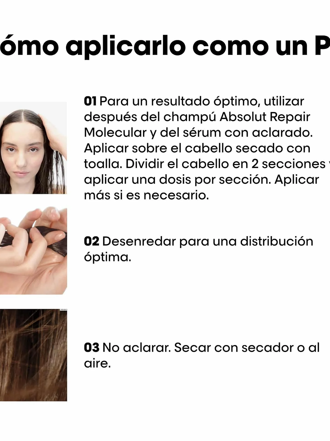 L'Oréal Professionnel Série Expert Absolut Repair Molecular Professional Leave-In Mask 100ml 9