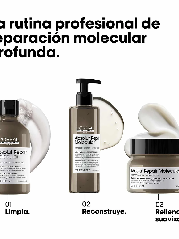 L'Oréal Professionnel Série Expert Absolut Repair Molecular Professional Mask 250ml 7