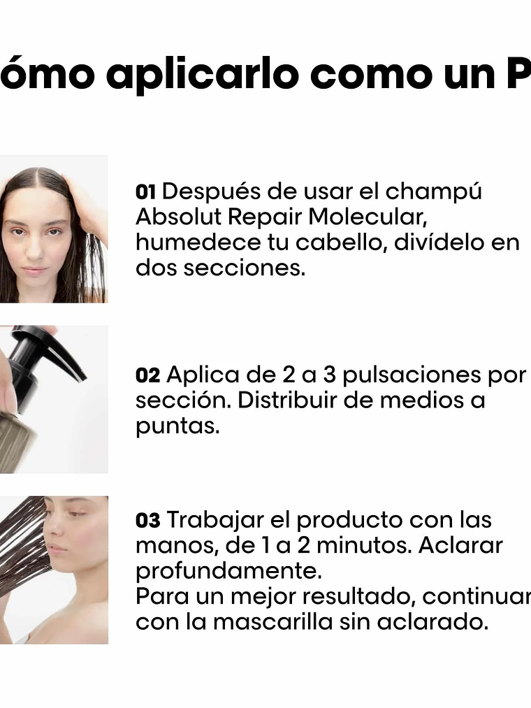 L'Oréal Professionnel Série Expert Absolut Repair Molecular Professional Rinse-Off Serum 250ml 9