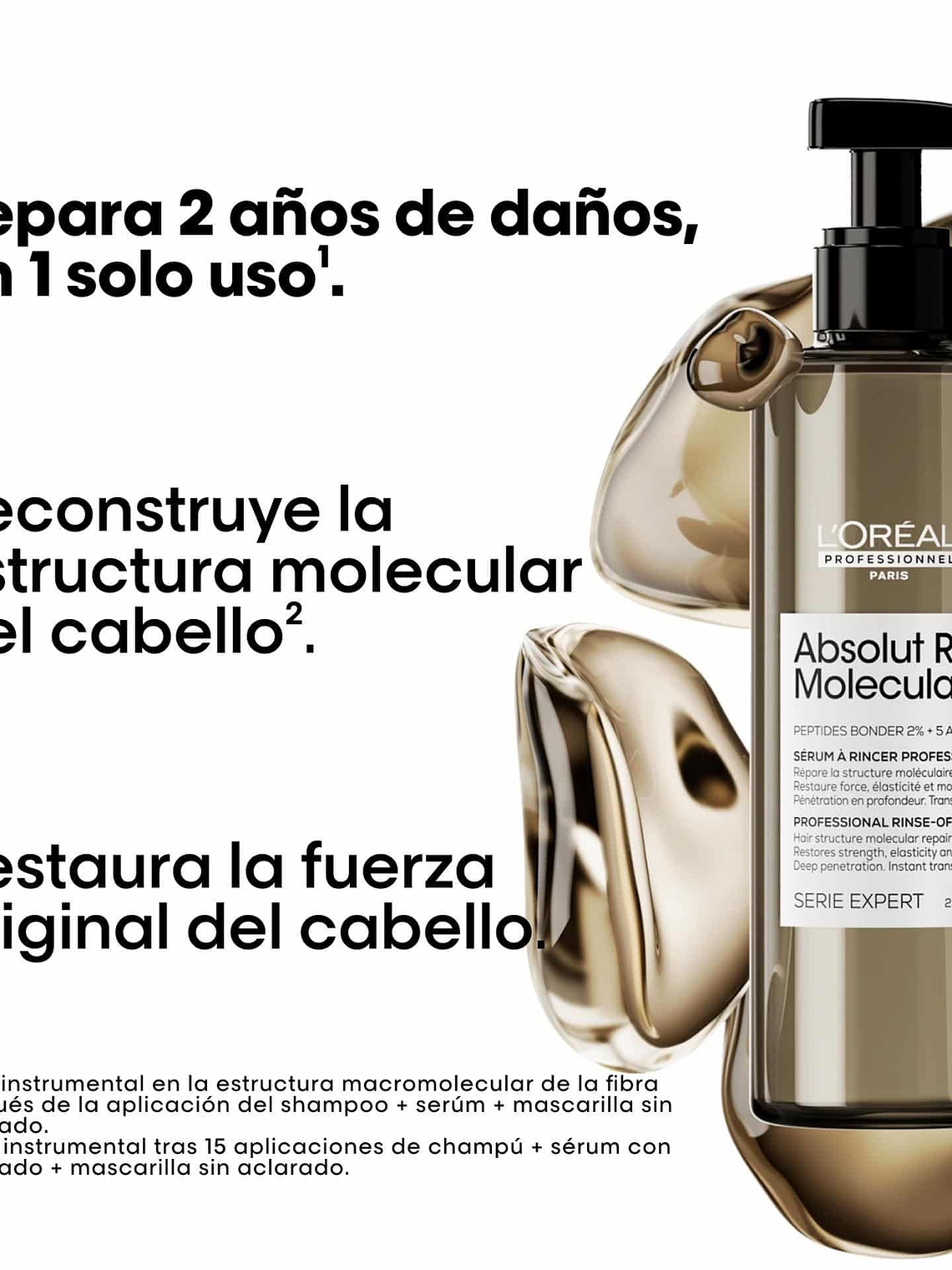 L'Oréal Professionnel Série Expert Absolut Repair Molecular Professional Rinse-Off Serum 250ml 2