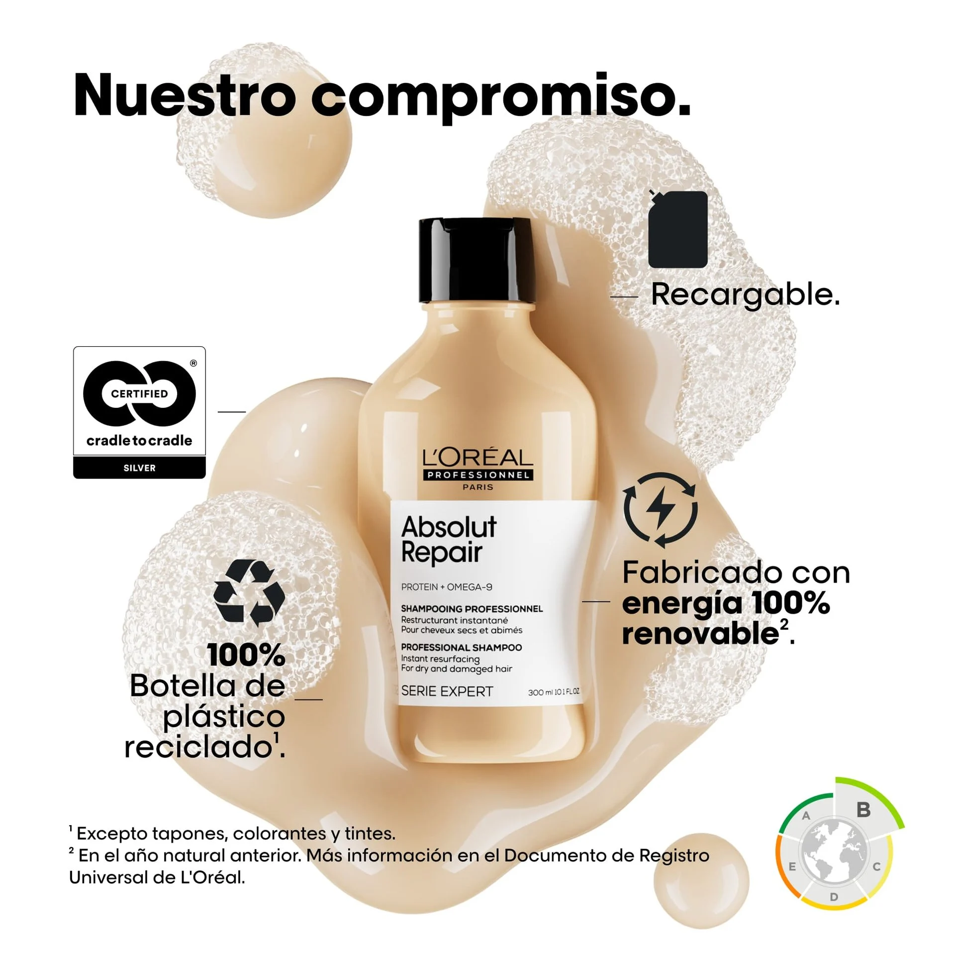 L'Oréal Professionnel Série Expert Absolut Repair Shampoo 300ml Perú 10