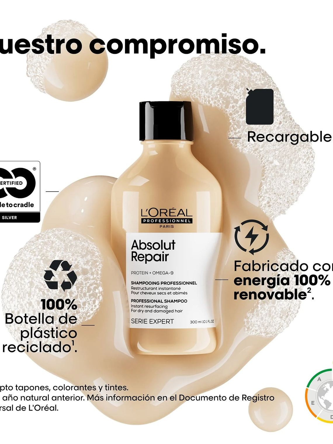 L'Oréal Professionnel Série Expert Absolut Repair Shampoo 300ml Perú 10
