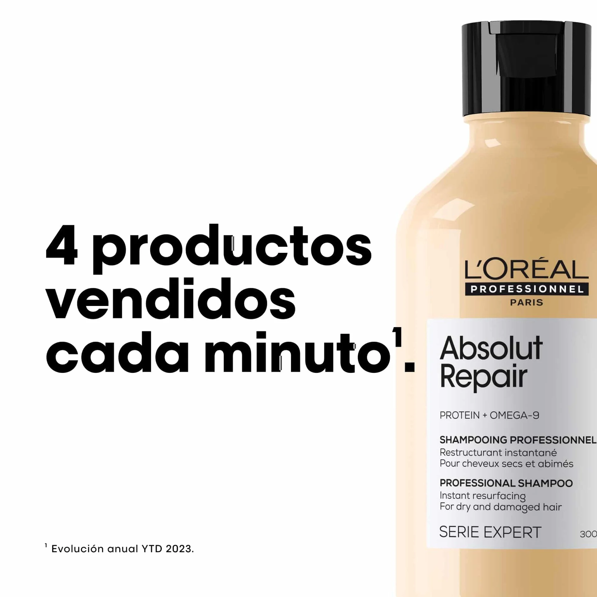 L'Oréal Professionnel Série Expert Absolut Repair Shampoo 300ml Perú 7