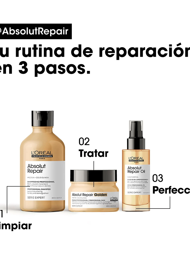 L'Oréal Professionnel Série Expert Absolut Repair Golden Mask 250ml 7