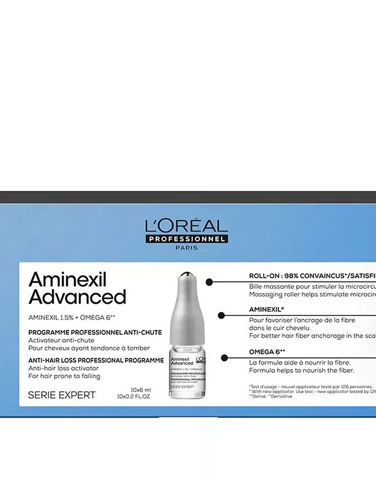 L'Oréal Professionnel Serie Expert Aminexil Advanced Anti-Hair Loss Programme 10x6ml 1