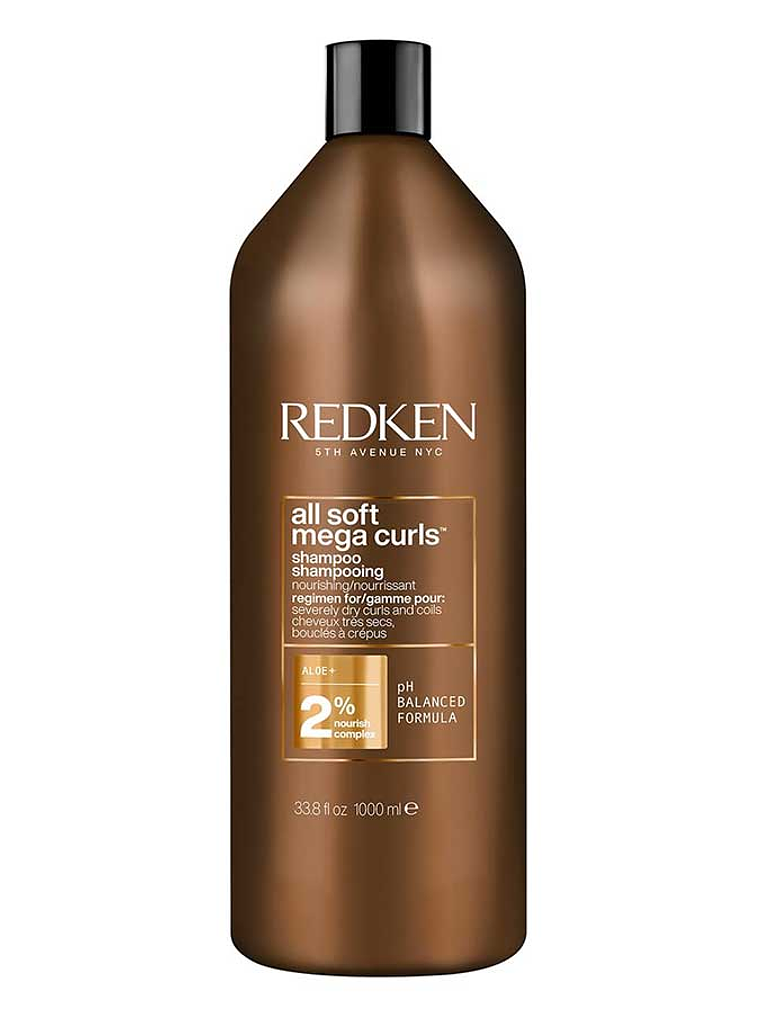 Redken All Soft Mega Curls Shampoo 1000ml 1